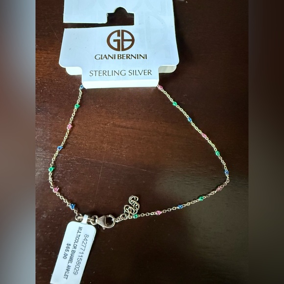 Giani Bernini Jewelry - Giani Bernini Sterling Silver Rainbow Anklet